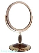 Зеркало круглое настольное "Bronze&Gold", двухстороннее, 18 см