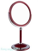 Зеркало настольное круглое "Red", двухстороннее, 18 см
