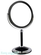Зеркало настольное круглое "Black", двухстороннее, 18 см