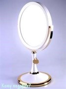 Зеркало настольное " WPearl&Gold", двухстороннее, 18 см.