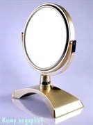 Настольное зеркало "Gold", двухстороннее, 15 см.