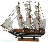 Модель корабля, темно-коричневый, h= 34 см