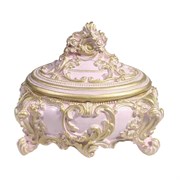 Шкатулка для украшений цвет: розовый L16W13H14 см
