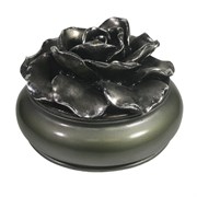 Шкатулка для украшений цвет: серебро L13W13H9 см