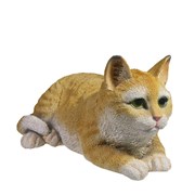 Фигура декоративная Рыжий Кот L25 W12 H9см