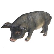 Фигура декоративная Свинка Фуся темная L29.5W12H13см
