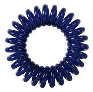 Резинки для волос "Пружинка" цвет темно-синий (3 шт) Деваль Бьюти (Dewal Beauty) DBR021