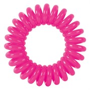 Резинки для волос "Пружинка" цвет розовый (3 шт) Деваль Бьюти (Dewal Beauty) DBR08