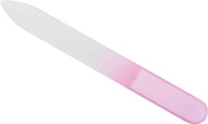 Пилка стеклянная розовая 14 см Деваль Бьюти (Dewal Beauty) GF-04