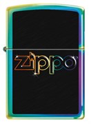 Зажигалка ZIPPO Classic  Rainbow Logo с покрытием Spectrum 151 Rainbow Logo