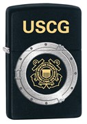 Широкая зажигалка Zippo USCG 28623