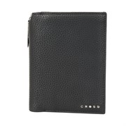 Бумажник для документов Кросс (Cross) Nueva Management Black, с ручкой Кросс (Cross), кожа наппа, фактурная, черный,