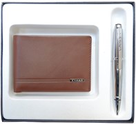 Набор подарочный портмоне и ручка Edge Кросс (Cross) AC018068-3NAB