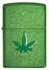 Зажигалка для трубок Зиппо (Zippo) Pipe с покрытием Meadow™, латунь/сталь, зелёная, глянцевая, 36x12x56 мм - фото 173721