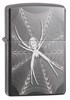 Зажигалка Зиппо (Zippo) Classic с покрытием Black Ice®, латунь/сталь, чёрная, глянцевая, 36x12x56 мм - фото 184761