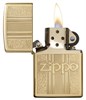 Зажигалка Zippo Classic с покрытием High Polish Brass, 29677 - фото 184774