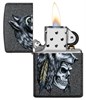 Зажигалка Zippo Wolf Skull с покрытием Iron Stone™, 29863 - фото 184875