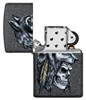 Зажигалка Zippo Wolf Skull с покрытием Iron Stone™, 29863 - фото 184876