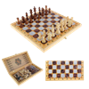 Набор игр шахматы нарды, шашки с доской Мрамор SA-SH-012 - фото 186944