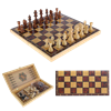Набор игр шахматы нарды, шашки с доской Классика SA-SH-014 - фото 186946