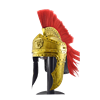 Шлем преторианский с красным плюмажем NA-36059 - фото 187219