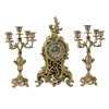 Часы антикварные каминные с маятником с канделябрами Сильвия BP-2707028-D - фото 187579