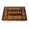 Домино подарочное в шкатулке Русские узоры SA-DM-015 - фото 187626