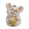 Фигурка декоративная Мышонок Жора (белый) L6,5 W6 H10 см - фото 197373