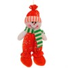 Игрушка мягкая подвесная "Санта/Снеговик/Ангел", L12 W4 H18 см - фото 212209