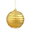 Украшение новогоднее Шар "Спираль золотистая", набор из 12 шт L35 W27 H8 D8 см - фото 216733