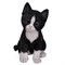 Фигура садовая Котёнок чёрно-белый L14W12H20 см. - фото 251794