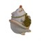 Фигурка декоративная Мышка с подвеской 1 рубль (белый) L4,5 W4 H5,5 см - фото 253978