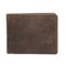 Бумажник KLONDIKE «Peter», натуральная кожа в темно-коричневом цвете, 12 х 9,5 см - фото 258190