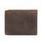 Бумажник KLONDIKE «Peter», натуральная кожа в темно-коричневом цвете, 12 х 9,5 см - фото 258195