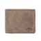 Бумажник KLONDIKE «Rob», натуральная кожа в коричневом цвете, 12,5 х 10 см - фото 258230
