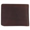 Бумажник KLONDIKE DIGGER «Amos», натуральная кожа в темно-коричневом цвете, 12,5 x 10 x 2,5 см - фото 258314