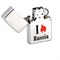Широкая зажигалка Zippo Satin Chrome 205 Flame Russia - фото 281837