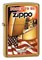Широкая зажигалка Zippo Mazzi Zippo Flag 24746 - фото 281941