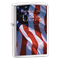 Широкая зажигалка Zippo Made Im Usa Flag 24797 - фото 281947
