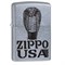 Широкая зажигалка Zippo Cobra 28776 - фото 282184