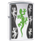 Широкая зажигалка Zippo Green Lizard 21149 - фото 282323