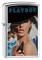 Широкая зажигалка Zippo Playboy 20952 - фото 282367