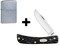 Нож перочинный Zippo Rough Black Synthetic Sodbuster Jr 92 мм 50576 - фото 284218