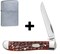 Нож перочинный Zippo Chestnut Bone Standard Jigged Mini Trapper 89 мм 50568 - фото 284274