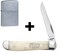 Нож перочинный Zippo Smooth Natural Bone Mini Trapper 89 мм 50559 - фото 284282