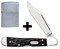 Нож перочинный Zippo Rough Black Synthetic Mini CopperLock 92 мм 50623 - фото 284302