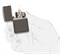 Подарочный набор Zippo, зажигалка Black Ice® и вставной блок для трубок 29789 - фото 284431