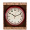 Часы настенные кварцевые "Lovely home" 29,8*29,8*9,5 см цвет:красный - фото 288657