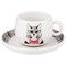 Кофейная пара lefard "Fashion animals" кот, на 1 персону 2пр. 90 мл - фото 292953