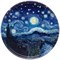 Поднос сервировочный agness "Звездная ночь"  33*2,1 см - фото 301899